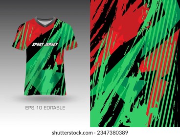 Abstract textured t-shirt background vector design for sport jersey, football, racing, game, motocross, cycling, downhill, leggings