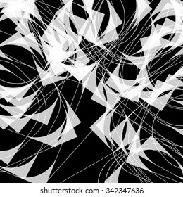 Abstract texture/pattern with shapes having rounded inner corners