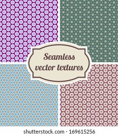 abstract textures of circles and dots