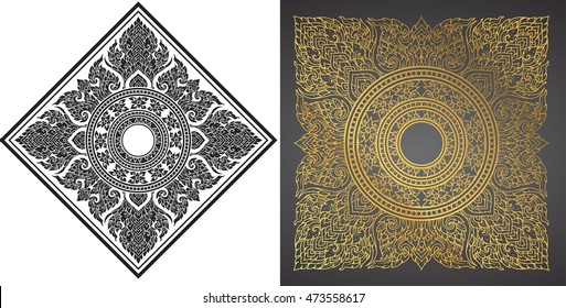 abstract thai tradition cover