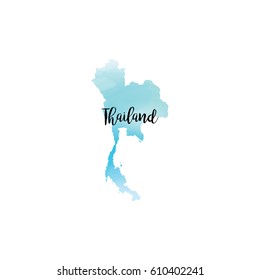 Abstract Thailand map