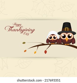 Abstract thanksgiving day background with some special objects