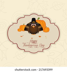 Abstract thanksgiving day background with some special objects