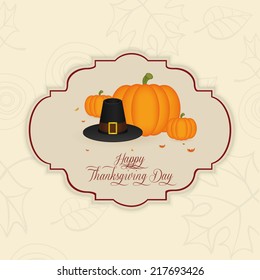 Abstract thanksgiving day background with some special objects