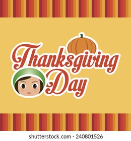 abstract Thanksgiving day background with some special objects