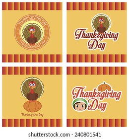 abstract Thanksgiving day background with some special objects