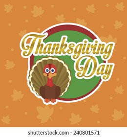 abstract Thanksgiving day background with some special objects