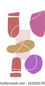 abstraktes Design, ästhetischer Hintergrund