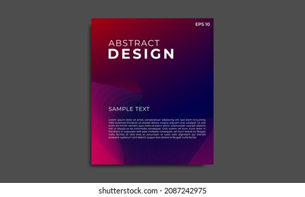 abstract theme brochure design with color combination. easy to edit you can use for business promotion
