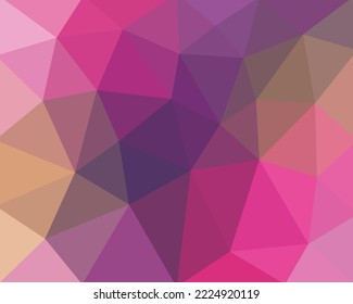 fondo colorido del polígono del tema abstracto.