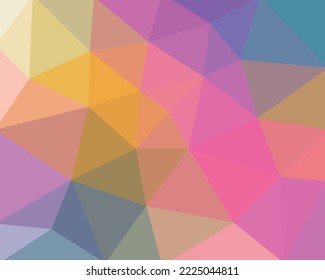 fondo colorido del polígono del tema abstracto.