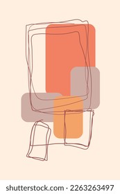 diseño de fondo temático abstracto y utilización de colores chill