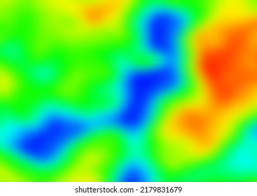 Abstract Thermography Style Heat Map Gradient Background