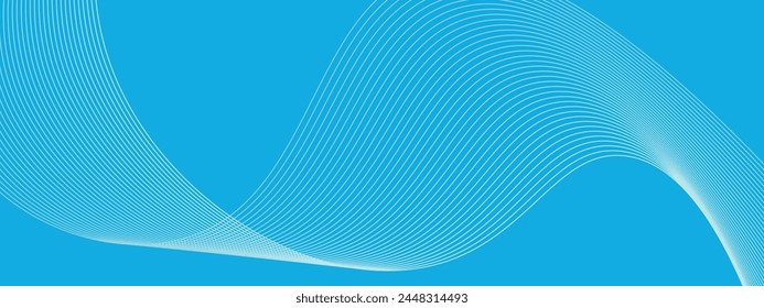 Abstract thin colorful lines on a white background. Colorful blend wavy lines on transparent background, Modern colorful flowing wave lines and glowing moving lines