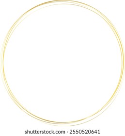 abstrato fino ouro círculo quadro arte.