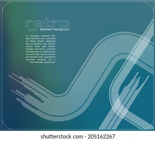abstract thin line background with blur background