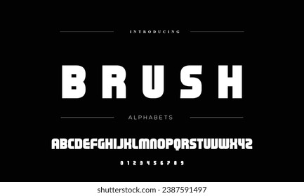 Abstract thin line font alphabet. Minimal modern fashion fonts and numbers. Typography typeface uppercase lowercase and number. vector illustration