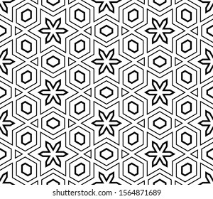 Abstract thin line seamless pattern. Linear ornamental geometric background. Wrapping paper. Vector illustration.         