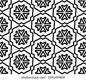 Abstract thin line seamless pattern. Linear ornamental geometric background. Wrapping paper. Vector illustration.             