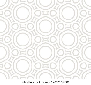 Abstract thin line seamless pattern. Linear ornamental geometric background. Wrapping paper. Vector illustration.            