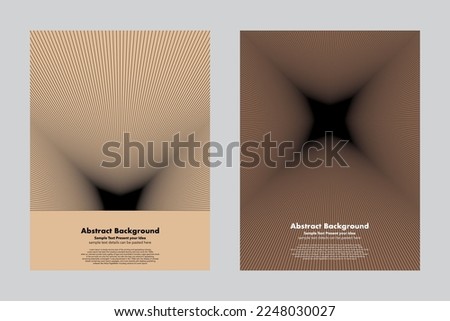 Abstract thin lines background, geometric vector design, into the dark hole, wallpaper backdrop flyers cover website business cards, vertical banner, layout templates, minimal styles, perspective 