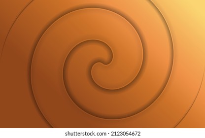 Abstract three-dimensional background in the shape of a spiral with a gradient