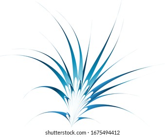 Abstract three-dimensional geometric background. twisted lines in motion. the drawing of the graphics parts