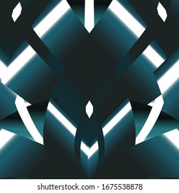 Fondo geométrico abstracto tridimensional. líneas retorcidas en movimiento. el dibujo de las piezas gráficas