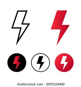 Abstraktes Thunder-Symboldesign