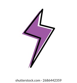 Abstrato Thunderbolt Decoração Modelo Vetor Design de Ilustração