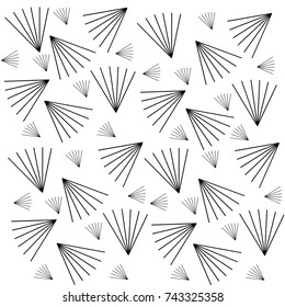 Abstract tick seamless pattern. Fashion graphic background design. Modern stylish abstract texture. Monochrome template for prints, textiles, wrapping, wallpaper, website etc. 