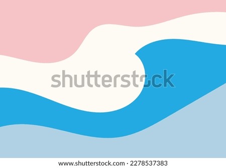 abstract tidal wave with curvy sky summer theme background for advertisment banner poster technology enviroment organic nature vector eps.
