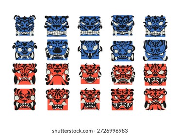 Abstraktes Tiger Cafe Illustrationselement 