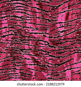 Abstract tiger pattern, animal leather seamless design