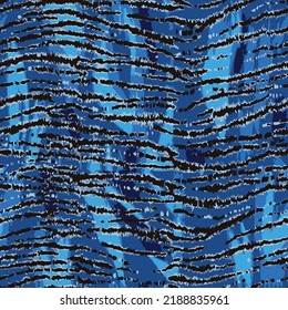 Abstract tiger pattern, animal leather seamless design