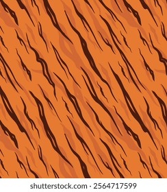 Abstract Tiger Seamless Pattern Hand Made Tiger Skin texture vector. Animal print. Nature Animal skin texture pattern. Animal skin Art editable wallpaper for print fabric textile or background