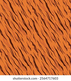 Abstract Tiger Seamless Pattern Hand Made Tiger Skin texture vector. Animal print. Nature Animal skin texture pattern. Animal skin Art editable wallpaper for print fabric textile or background