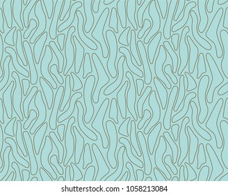 Abstract Tiger Skin Seamless Vector Pattern. Geometric fur texture. Repeating background.