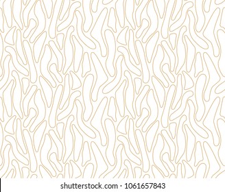 Abstract Tiger Skin Seamless Vector Pattern. Geometric fur texture. Repeating background.