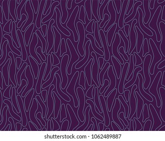 Abstract Tiger Skin Seamless Vector Pattern. Geometric fur texture. Repeating background.