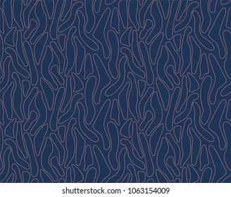 Abstract Tiger Skin Seamless Vector Pattern. Geometric fur texture. Repeating background.