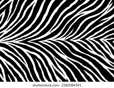 Abstract tiger stripes pattern design, vector illustration background. wildlife fur skin design illustration.