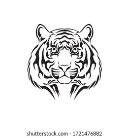 Abstract Tiger Tribal Tattoo Design Stock Vector (Royalty Free ...