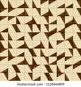 Abstract tile background. Noise structure with colored tile. Vector image