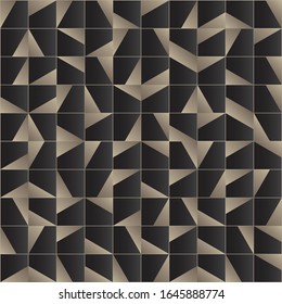 Abstract tile background. Noise structure with colored tiles. Vector image