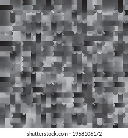 Abstract tile background. Noise structure with gray tiles. Vector image