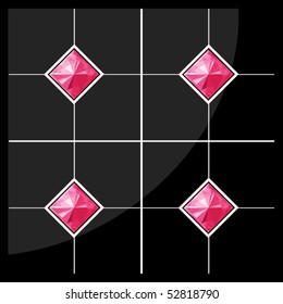 Abstract tile gems