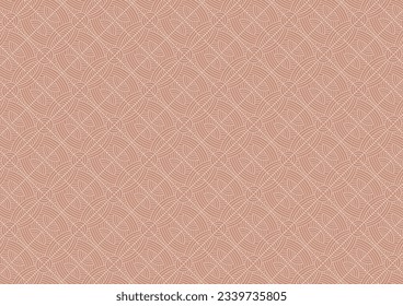 Abstract tile line geometric pattern culture asian brown background. vector illustration.