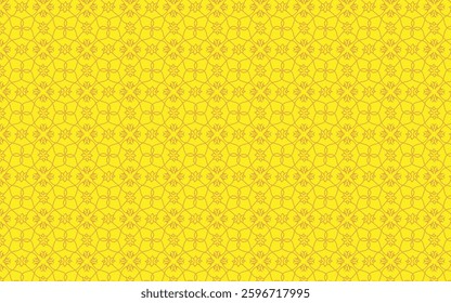An abstract tile pattern with oriental ornamental motifs, featuring intricate geometric and floral designs. Perfect for decorative backgrounds, textiles, wallpapers, and artistic projects