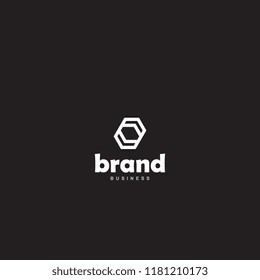 abstract tile stack cube symbol. pile box for corporate business or data database technology logo icon template. Vector illustration black white